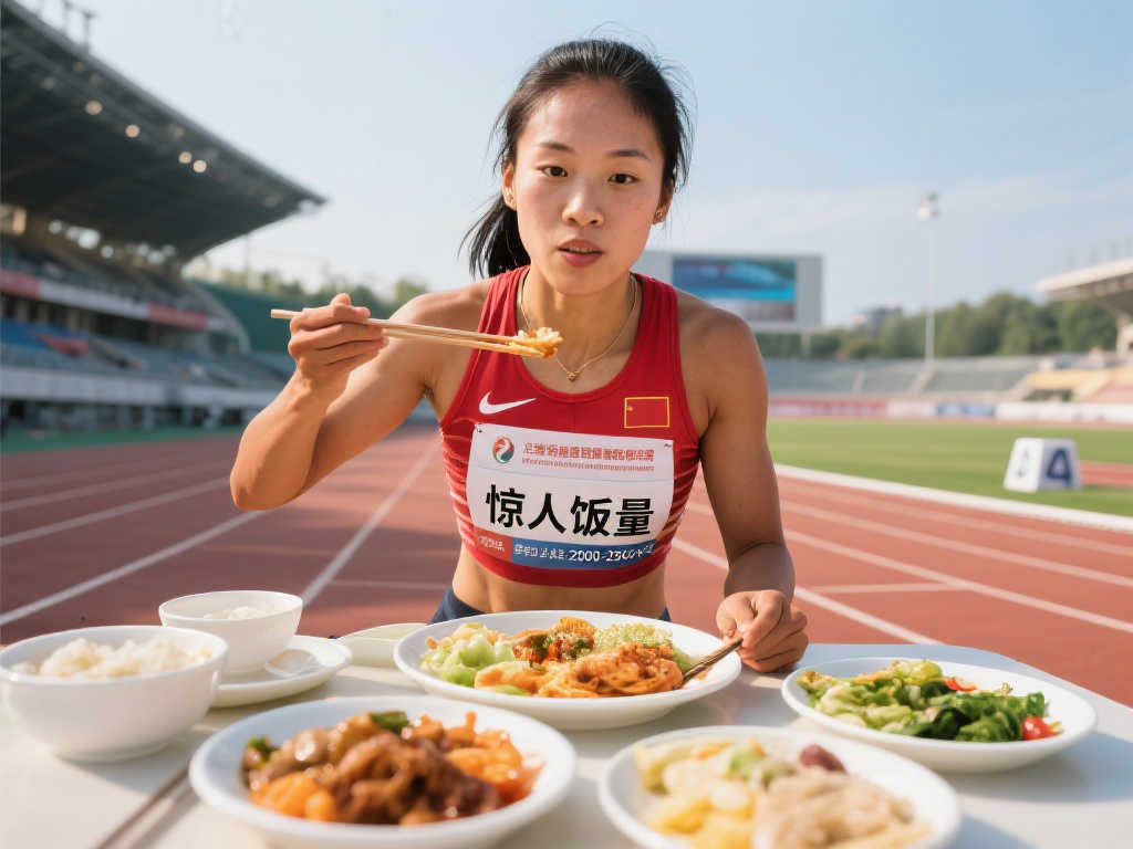 惊呆网友!吴艳妮食堂饭量超大,餐盘如小山堆满🍚 惊呆网友!吴艳妮食堂饭量超大,餐盘如小山堆满🍚